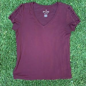 American Eagle Outfitters V Neck Tee